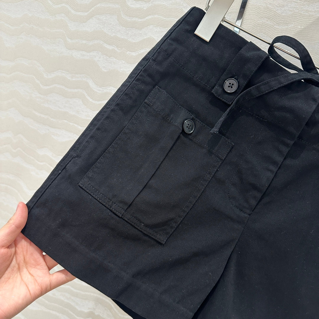 PRADA FASHION BLACK SHORTS 263935