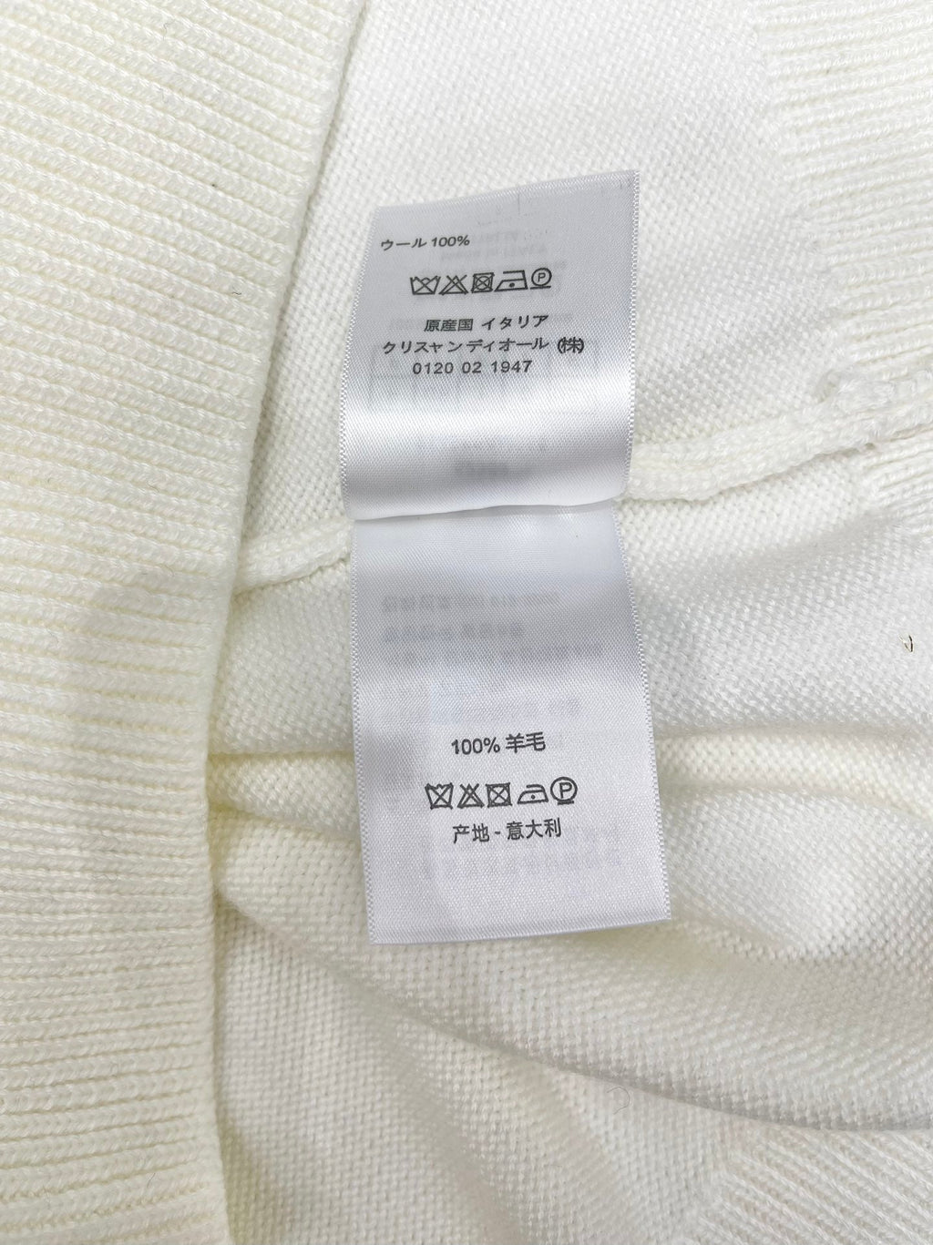 DIOR 25S TURTLENECK PONCHO SWEATER STYLE 383