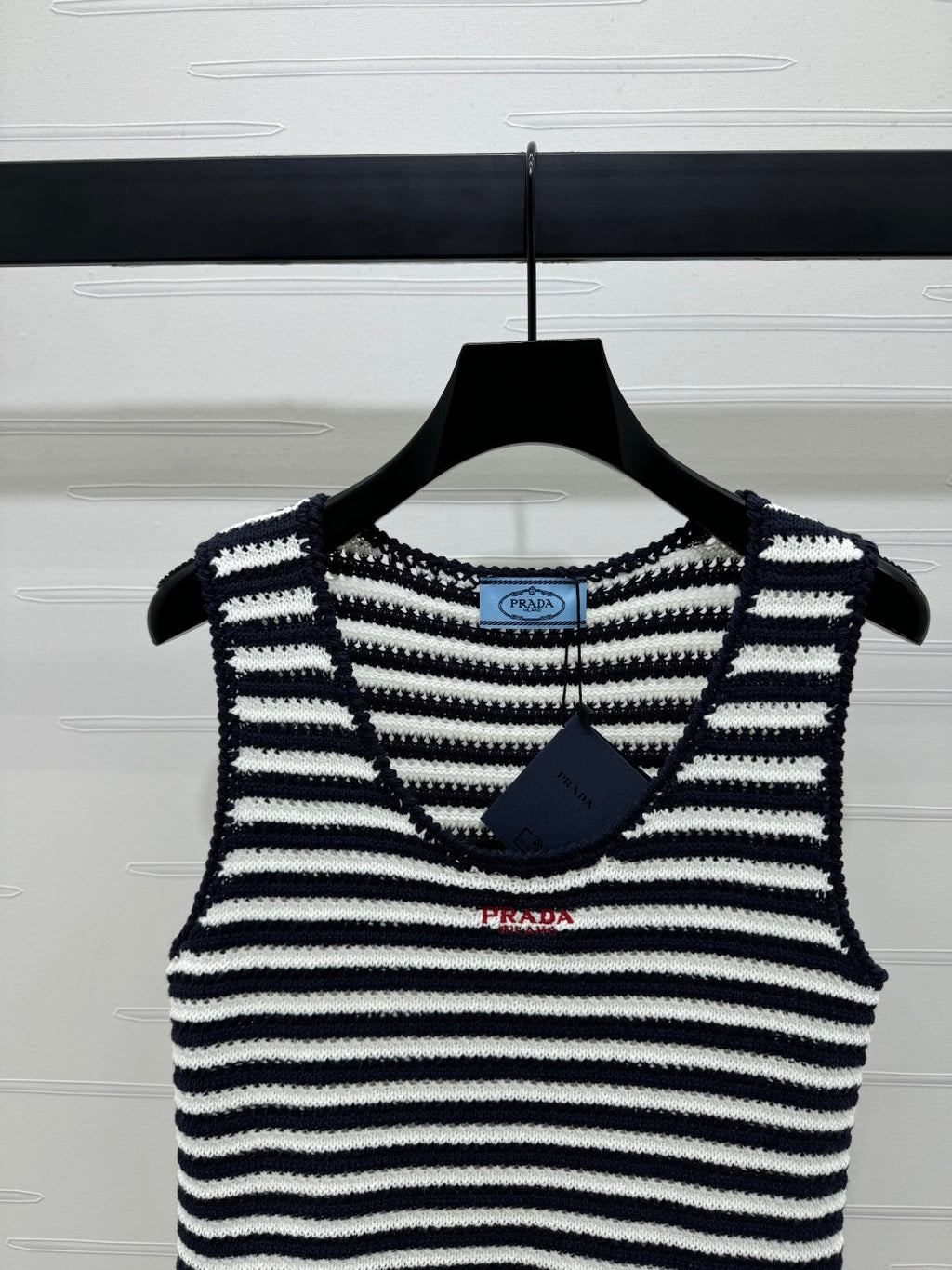 PRADA D 25S STRIPED SWEATER 264182