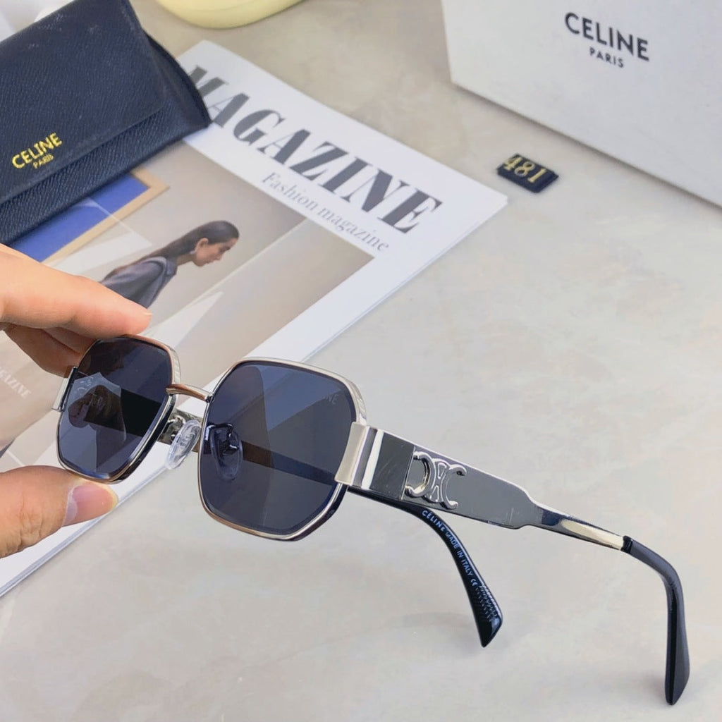 CELINE TRIOMPHE SUNGLASS 501780 IN METAL