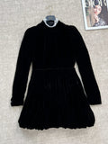 DIOR 25S VELVET DRESS 683