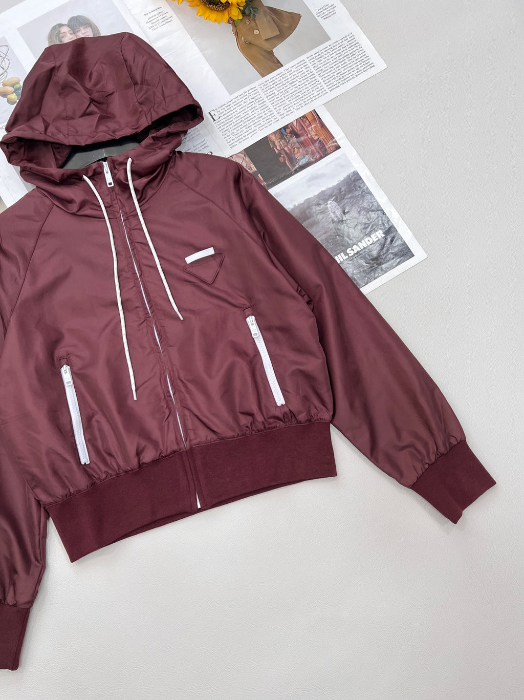 PRADA 25S HOODED SHORT JACKET 306