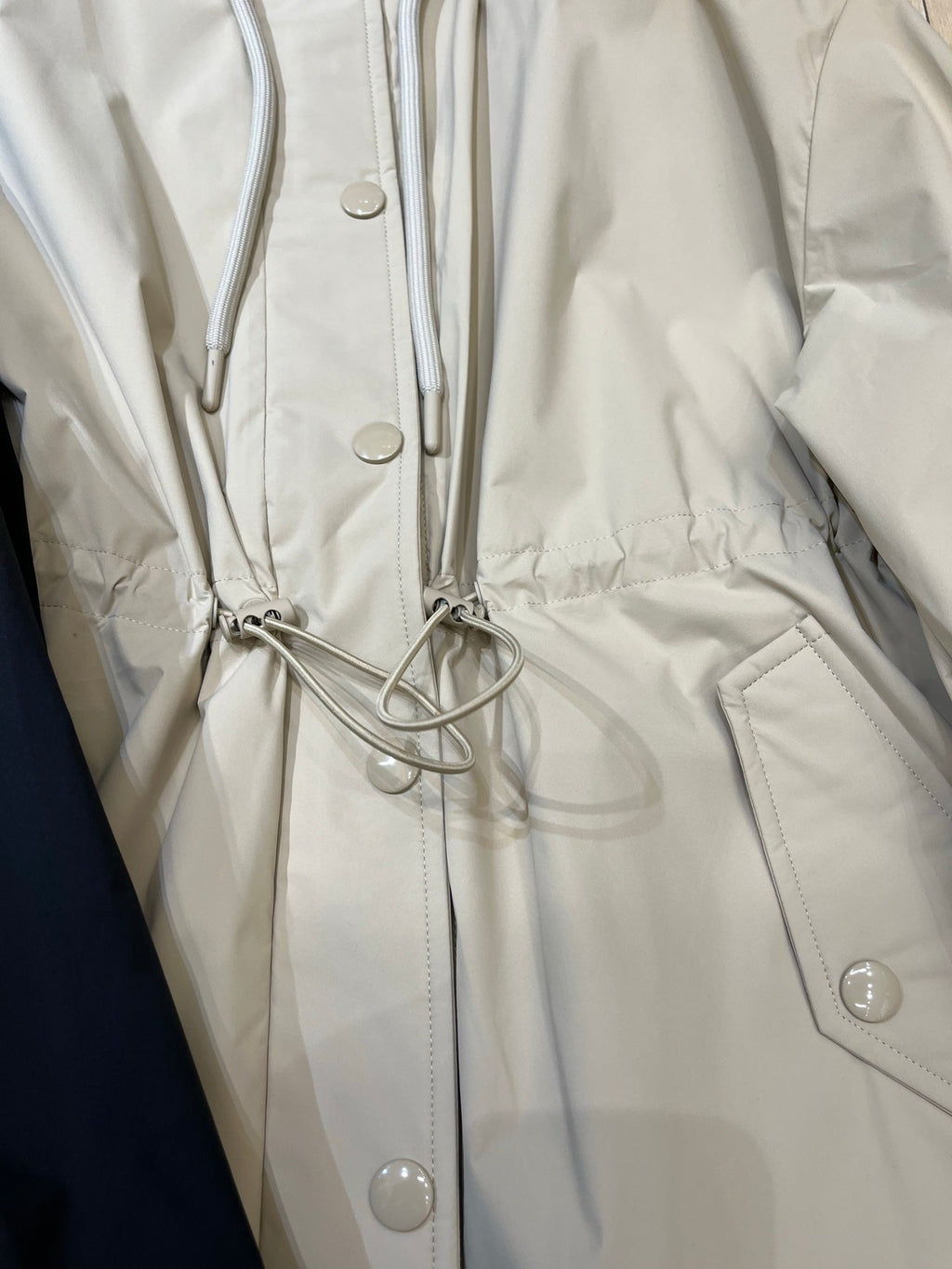 MONCLER 25S LIGHTWEIGHT LONG HOODED JACKET 401