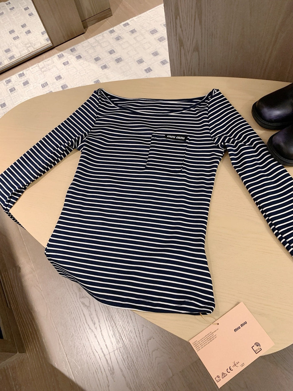 MIUMIU T-SHIRT AND SHORTS SET STYLE 448