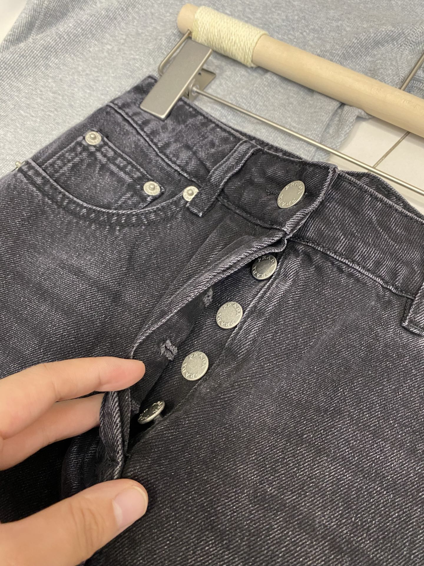 PRADA DENIM SKIRT STYLE 64