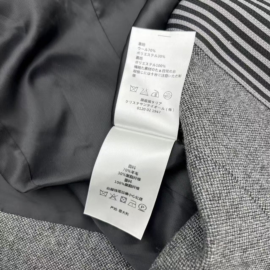 DIOR 25S LONG DOUBLE-BREASTED BLAZER DRESS 800