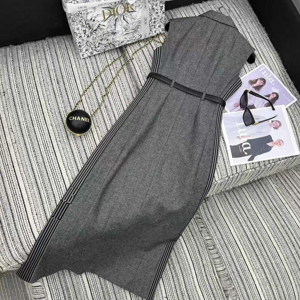 DIOR 25S LONG DOUBLE-BREASTED BLAZER DRESS 800