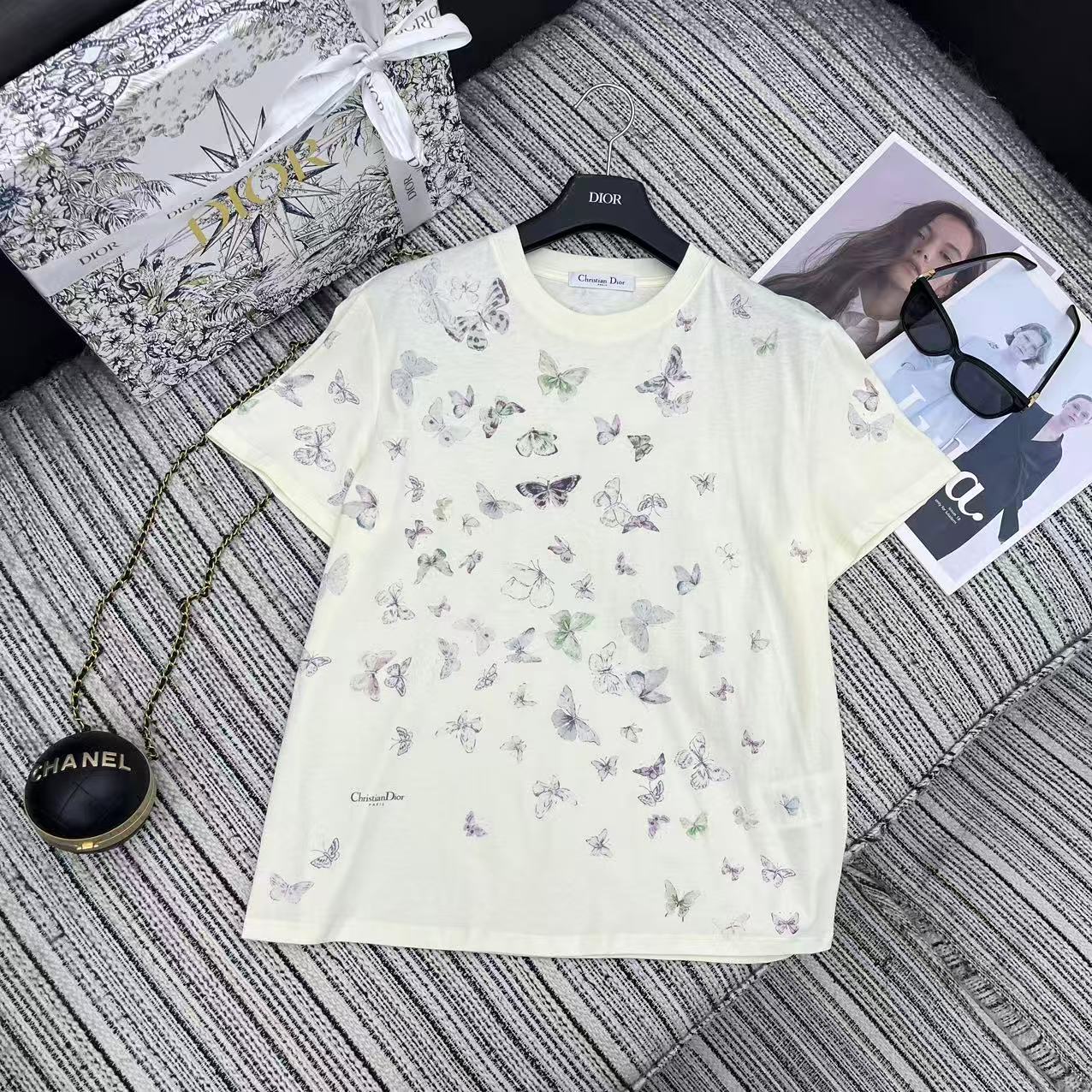 DIOR 25S SHORT-SLEEVE CREW NECK T-SHIRT 839