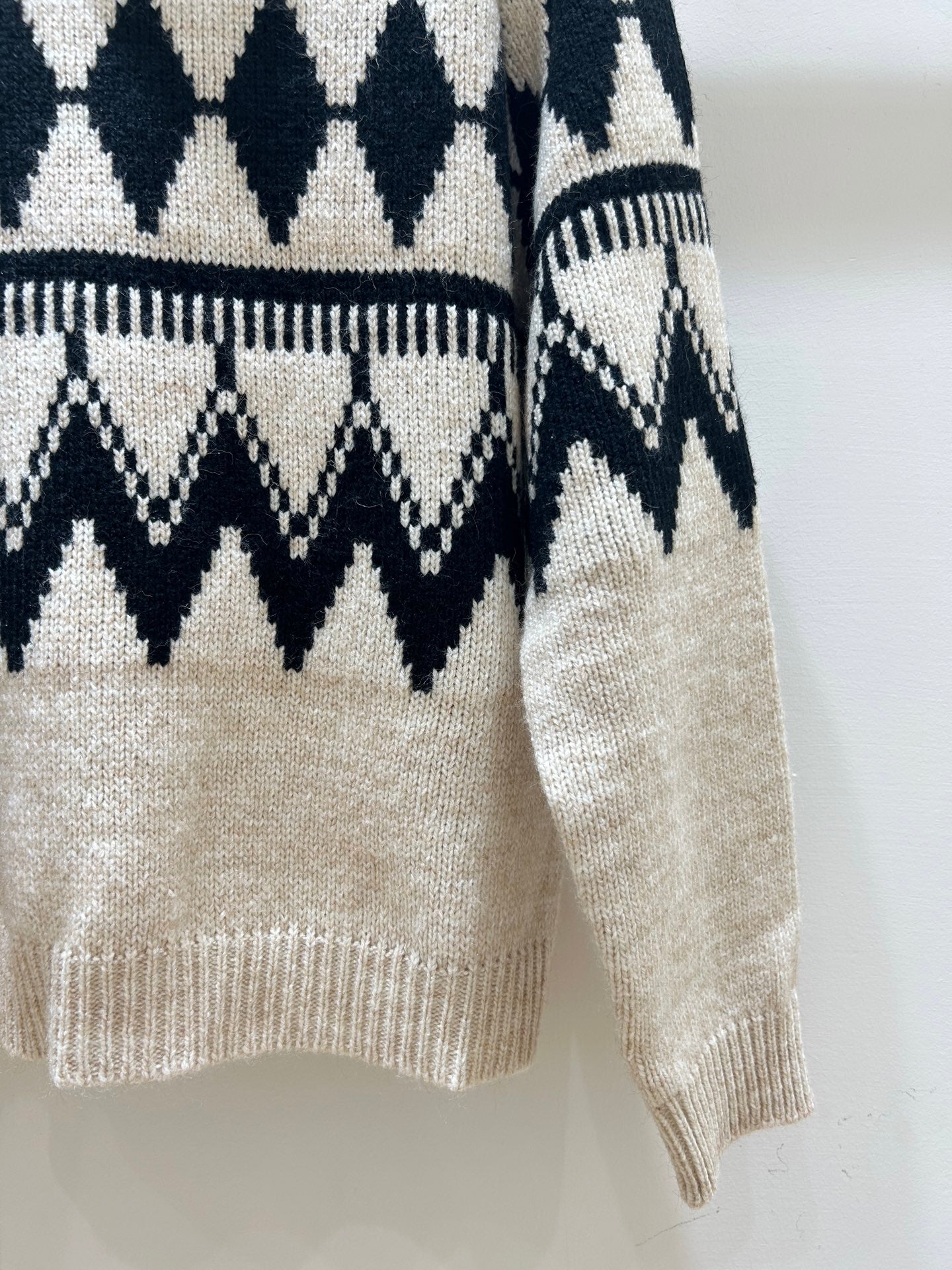 DIOR 25S PATTERNED TURTLENECK SWEATER 719