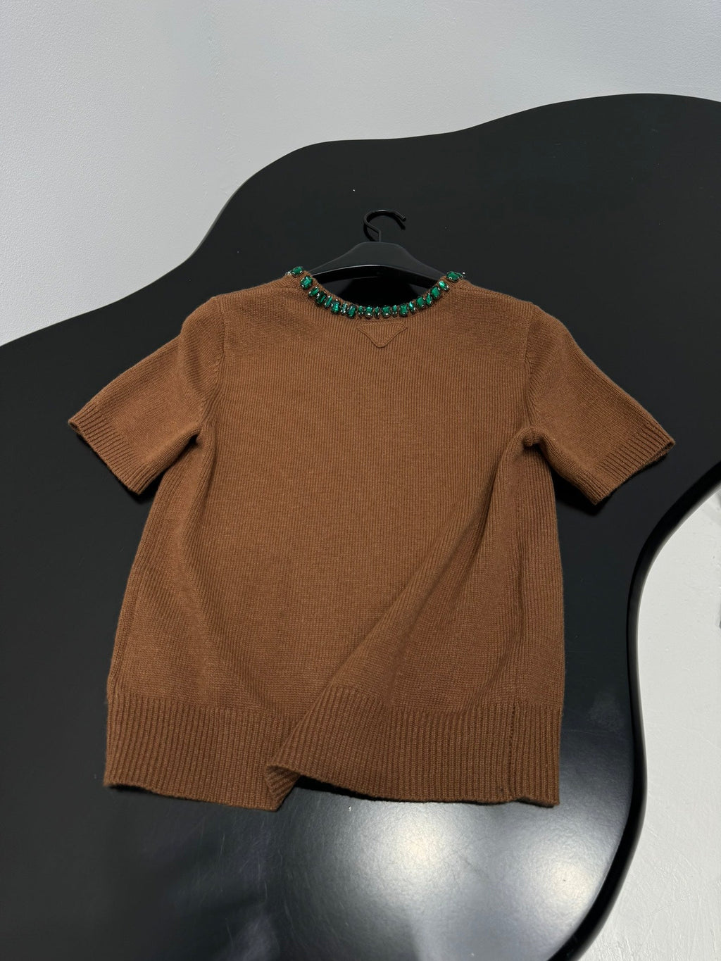 PRADA 25S BEADED CREW NECK SWEATER 314