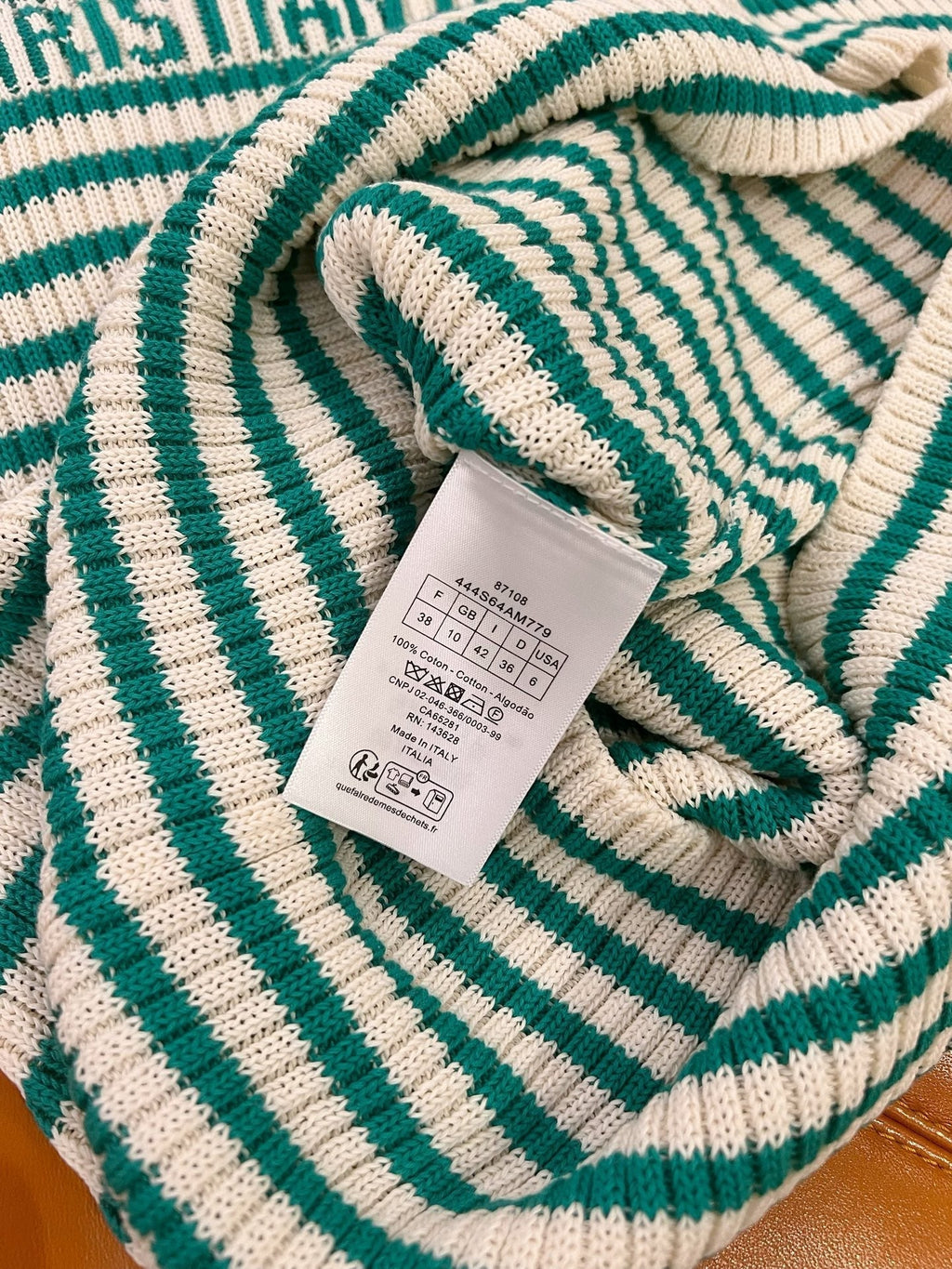 DIOR 25S KNIT TOP STYLE 386