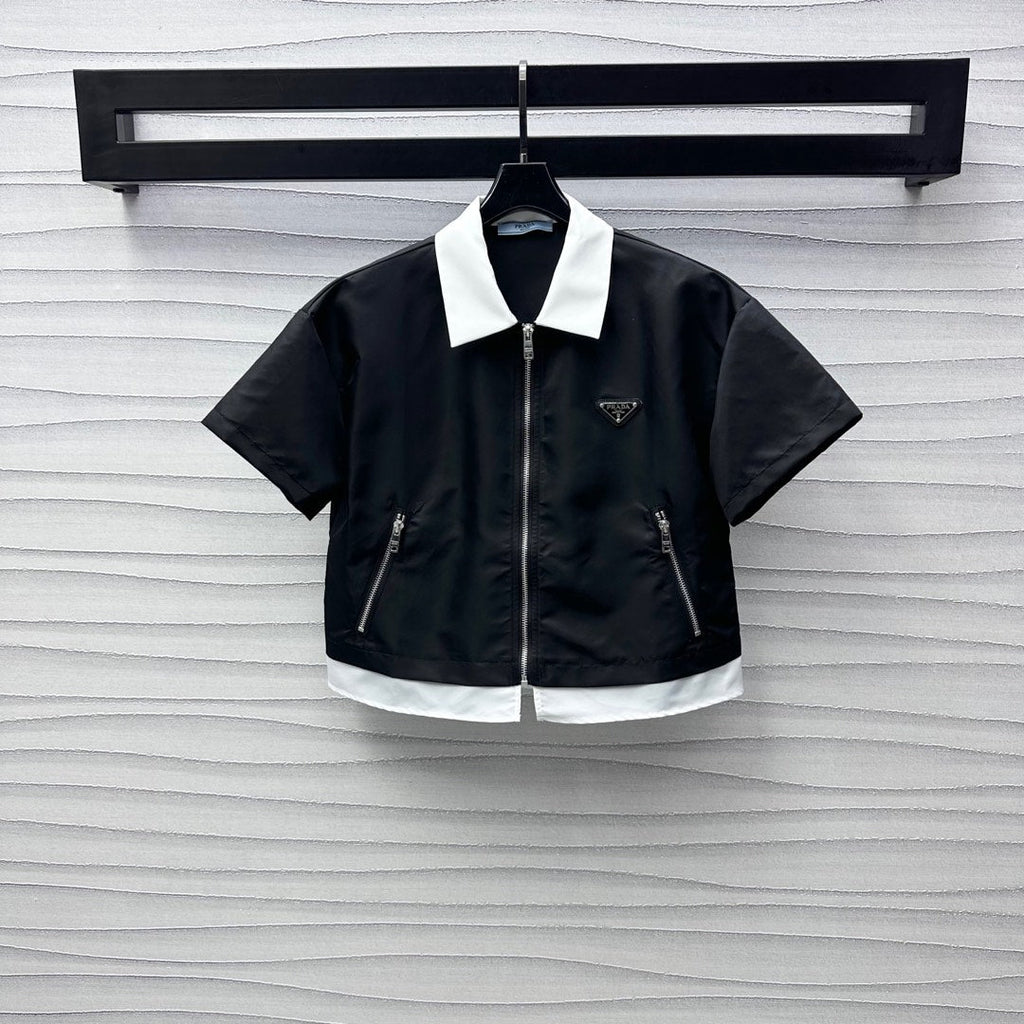 PRADA D 25S VEST BLAZER AND SHORTS SET 264564